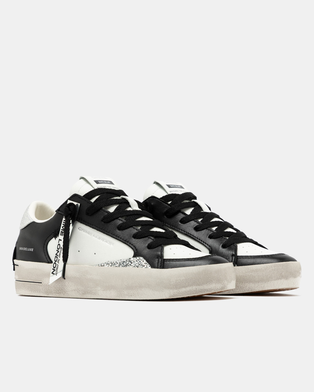 CRIME LONDON: SK8 DELUXE BLACK SHIMMER