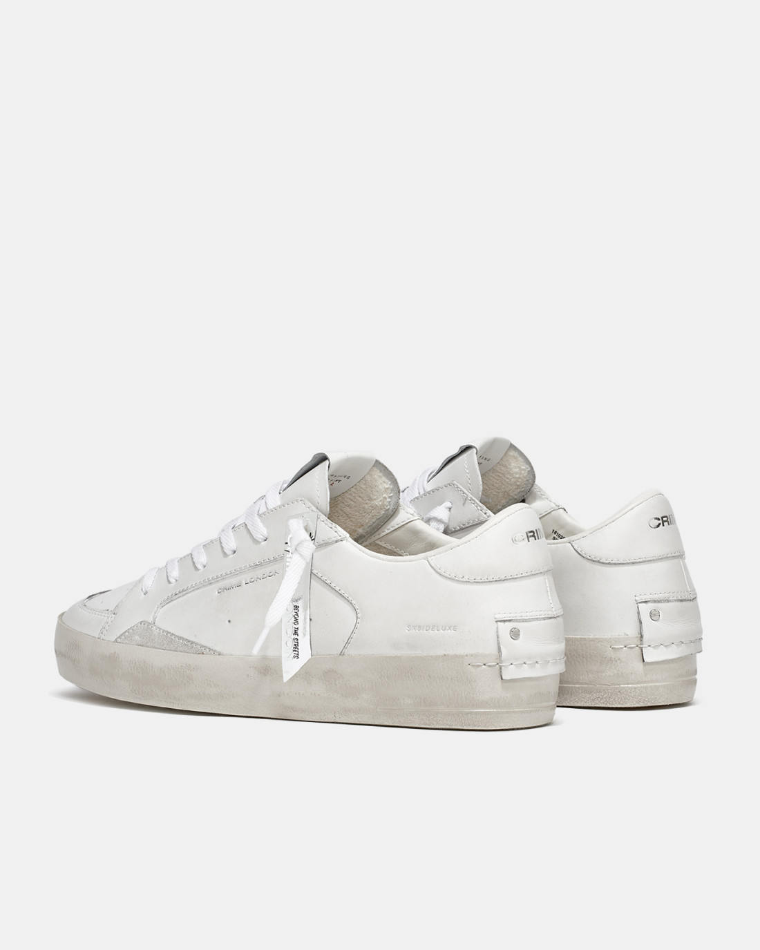 CRIME LONDON: SK8 DELUXE ALL WHITE