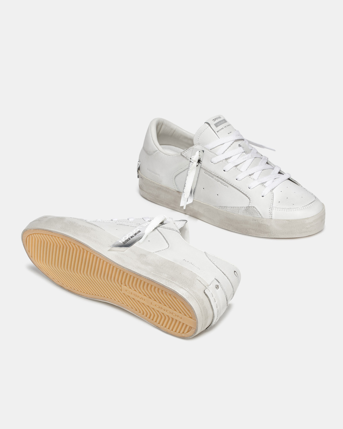 CRIME LONDON: SK8 DELUXE ALL WHITE