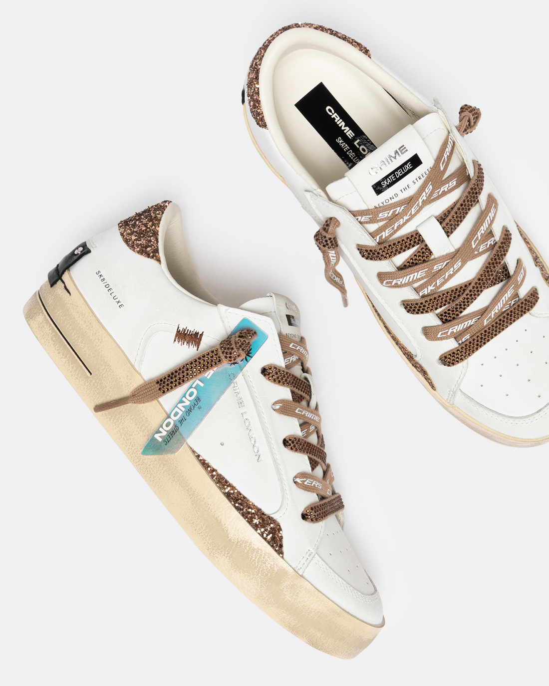 CRIME LONDON: SK8 DELUXE ALMOND DRIZZLE