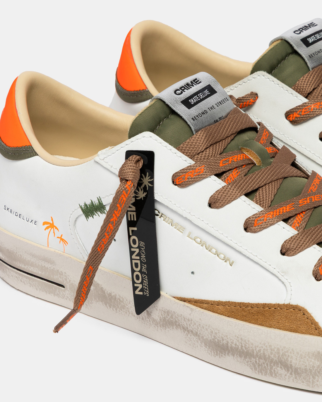 CRIME LONDON: SK8 DELUXE AMBER TANGERINE