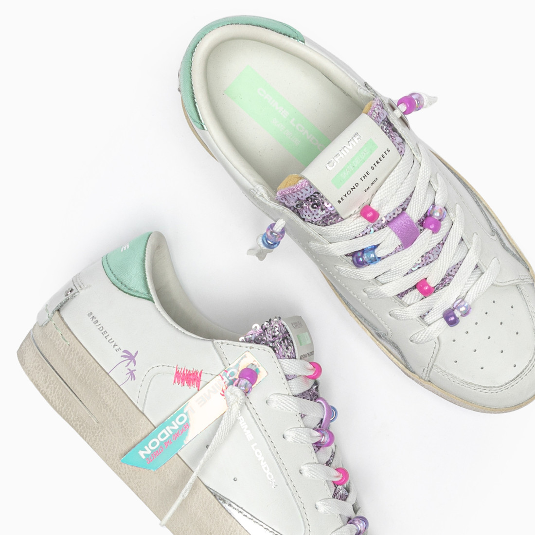 CRIME LONDON: SK8 DELUXE AQUA CHARMS