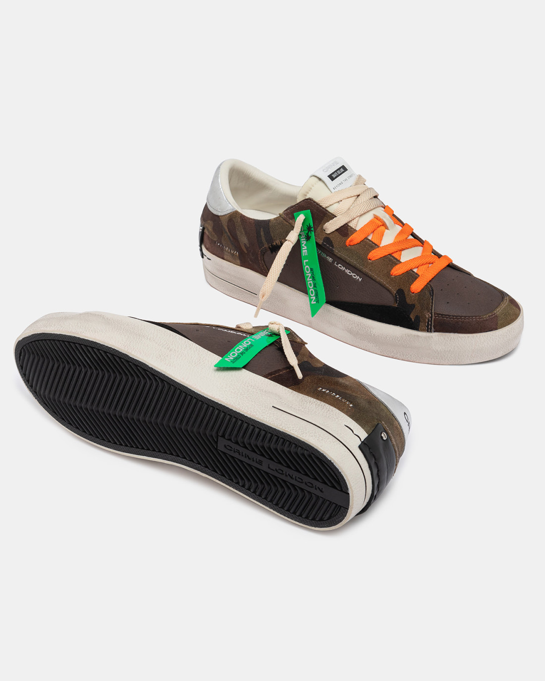 CRIME LONDON: SK8 DELUXE ARMY GREEN