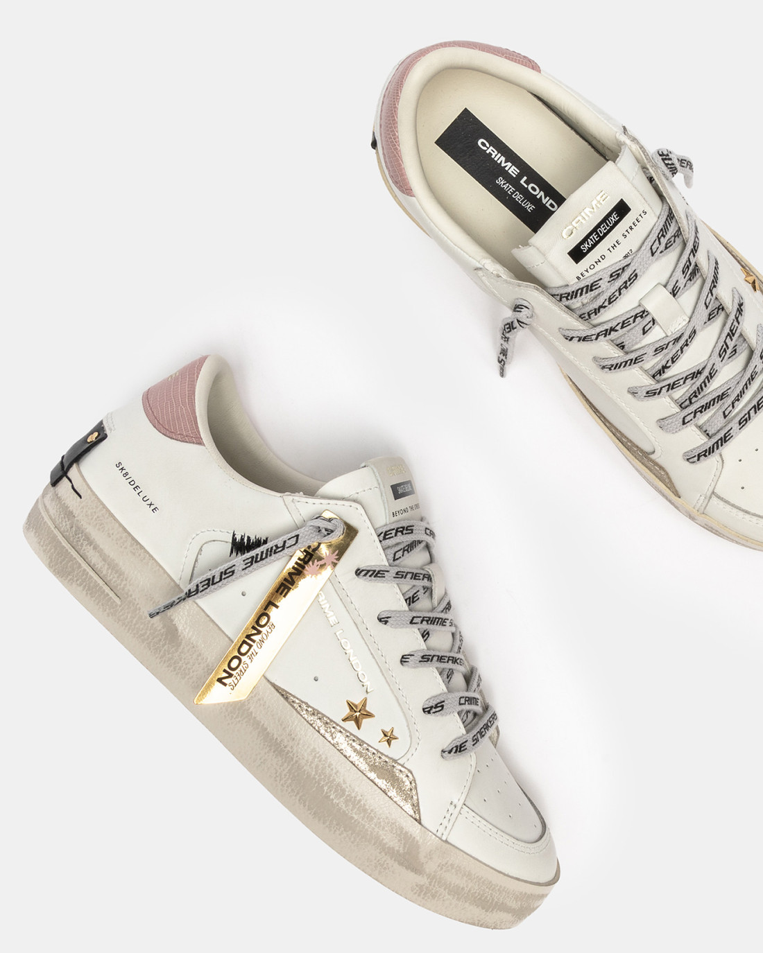 CRIME LONDON: SK8 DELUXE BABY PINK