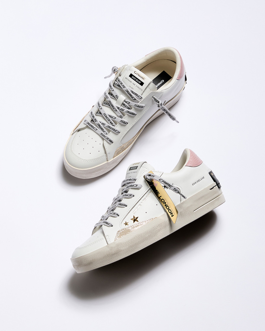 CRIME LONDON: SK8 DELUXE BABY PINK