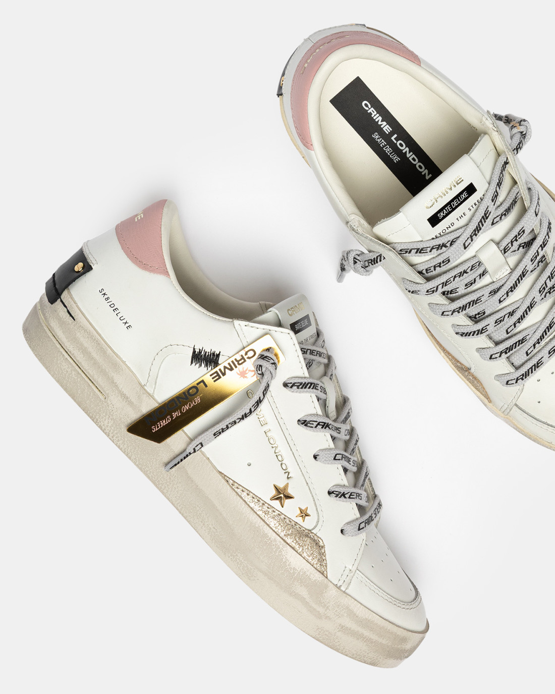 CRIME LONDON: SK8 DELUXE BABY PINK