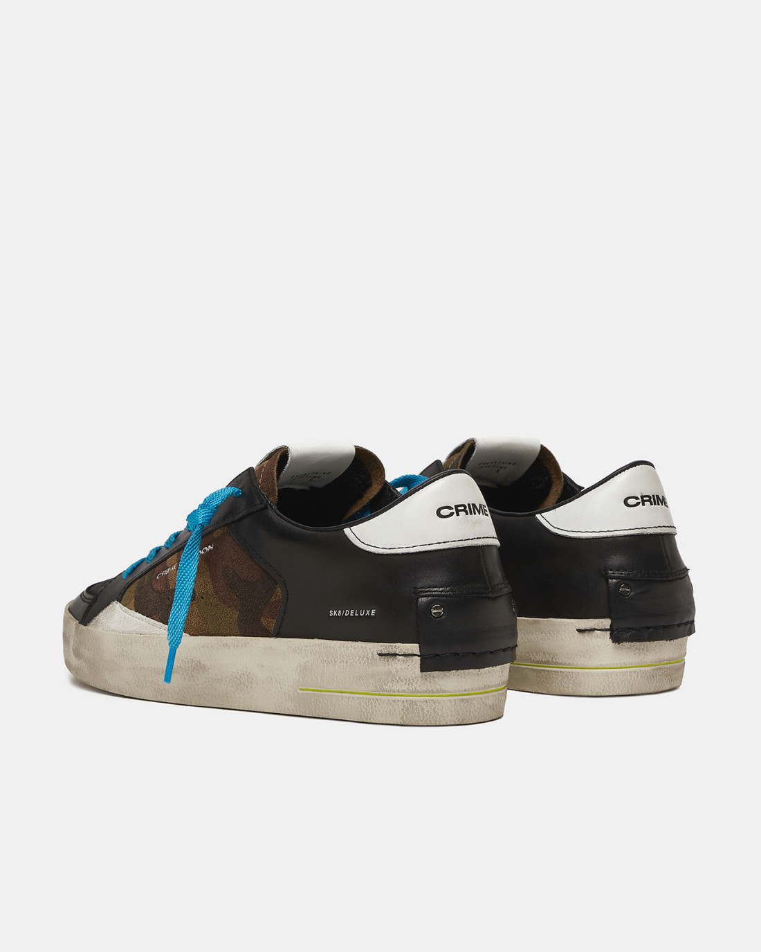 CRIME LONDON: SK8 DELUXE BLACK MILITARY