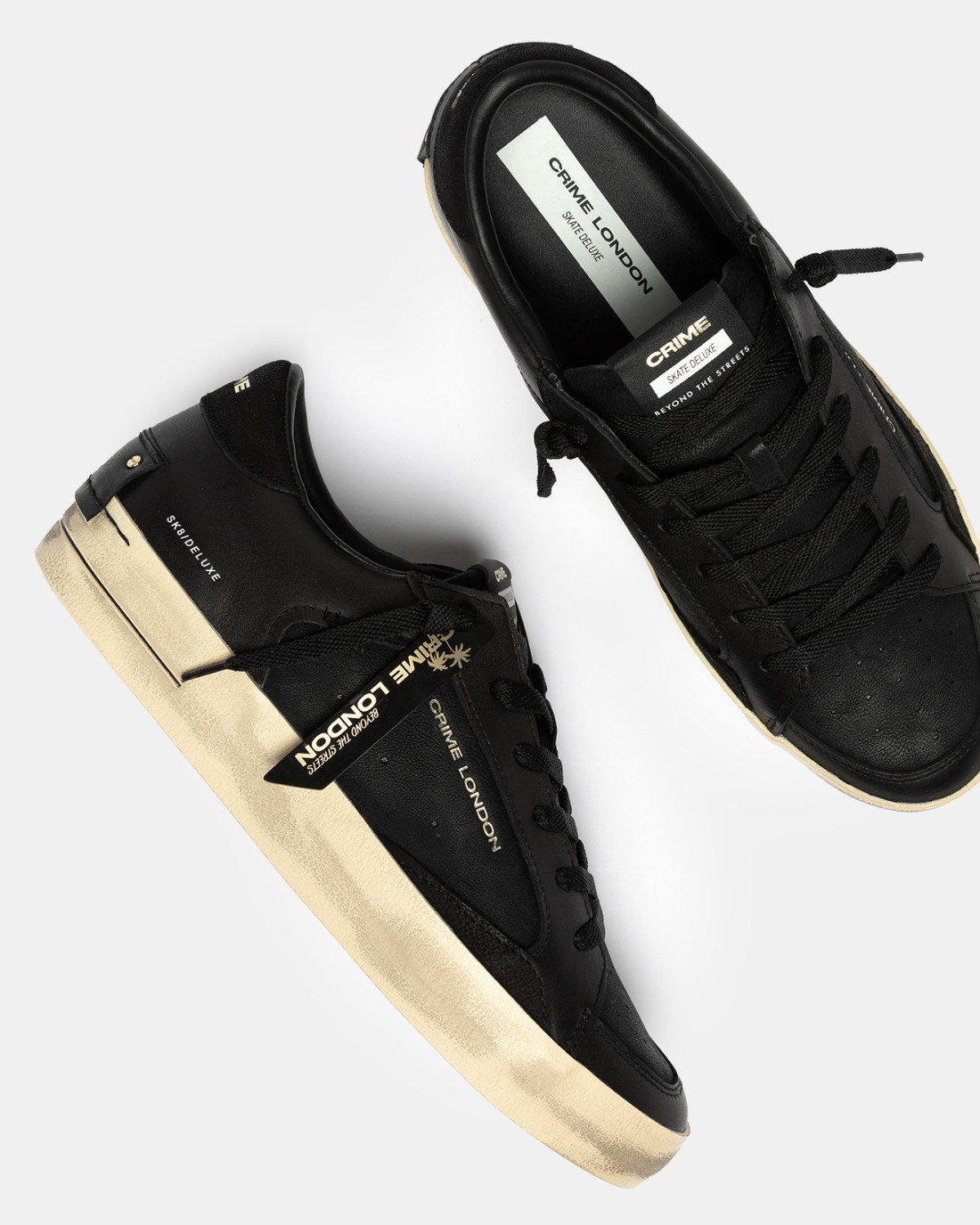 CRIME LONDON: SK8 DELUXE BLACK SHADOW
