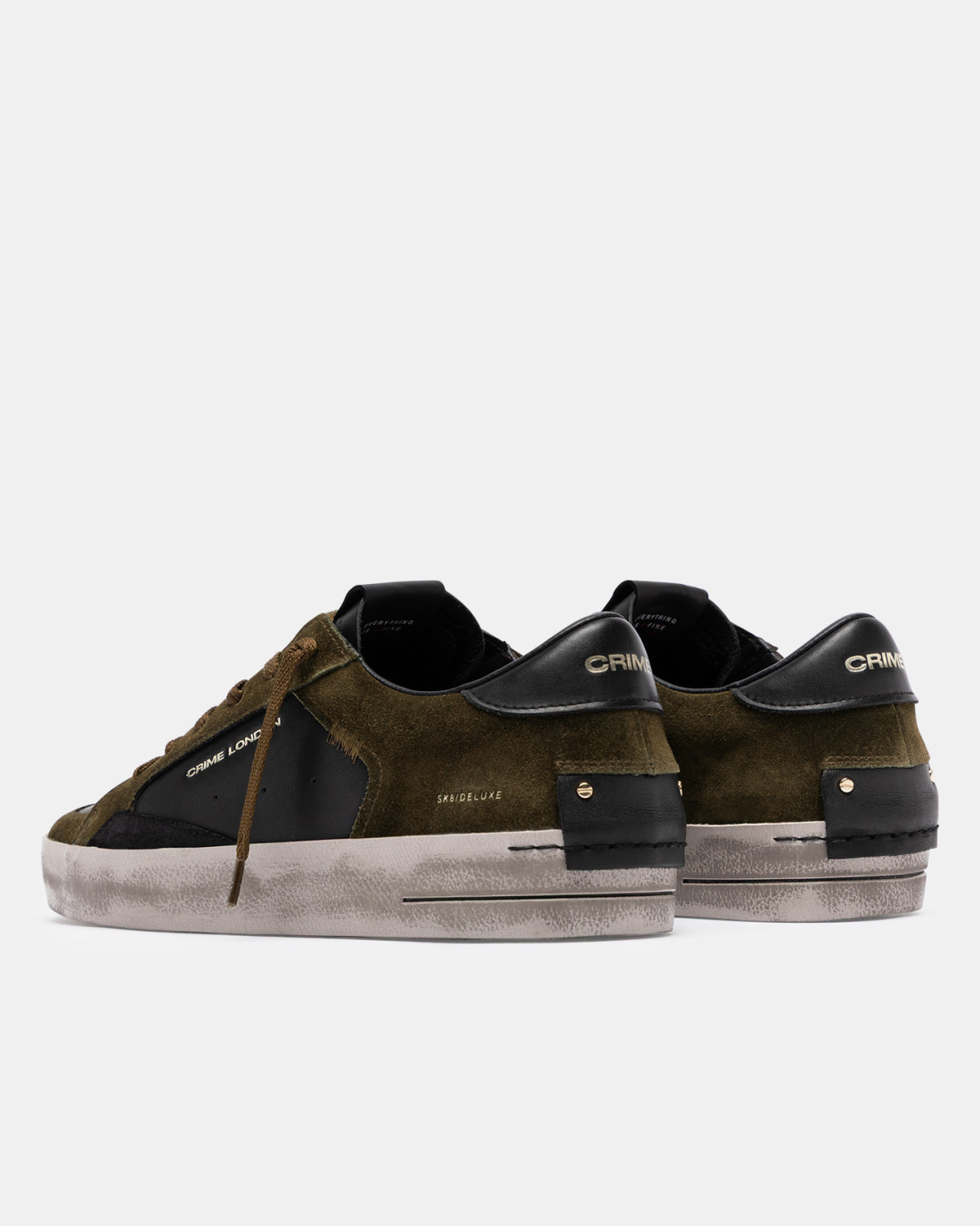 CRIME LONDON: SK8 DELUXE BLACK TIMBER