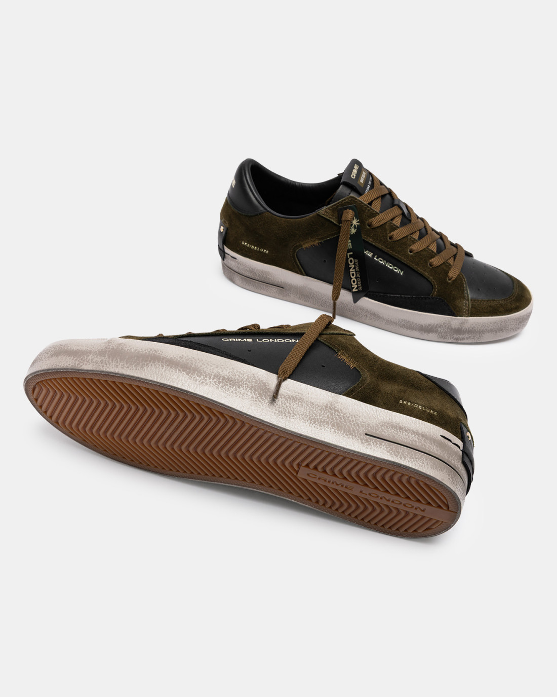 CRIME LONDON: SK8 DELUXE BLACK TIMBER