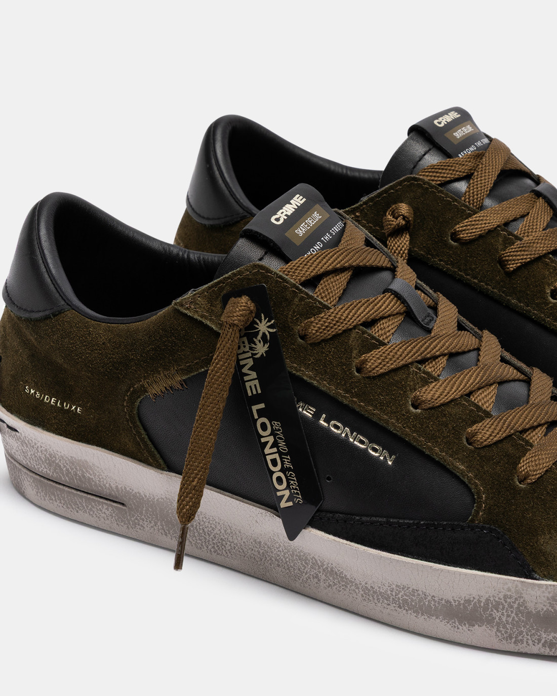 CRIME LONDON: SK8 DELUXE BLACK TIMBER