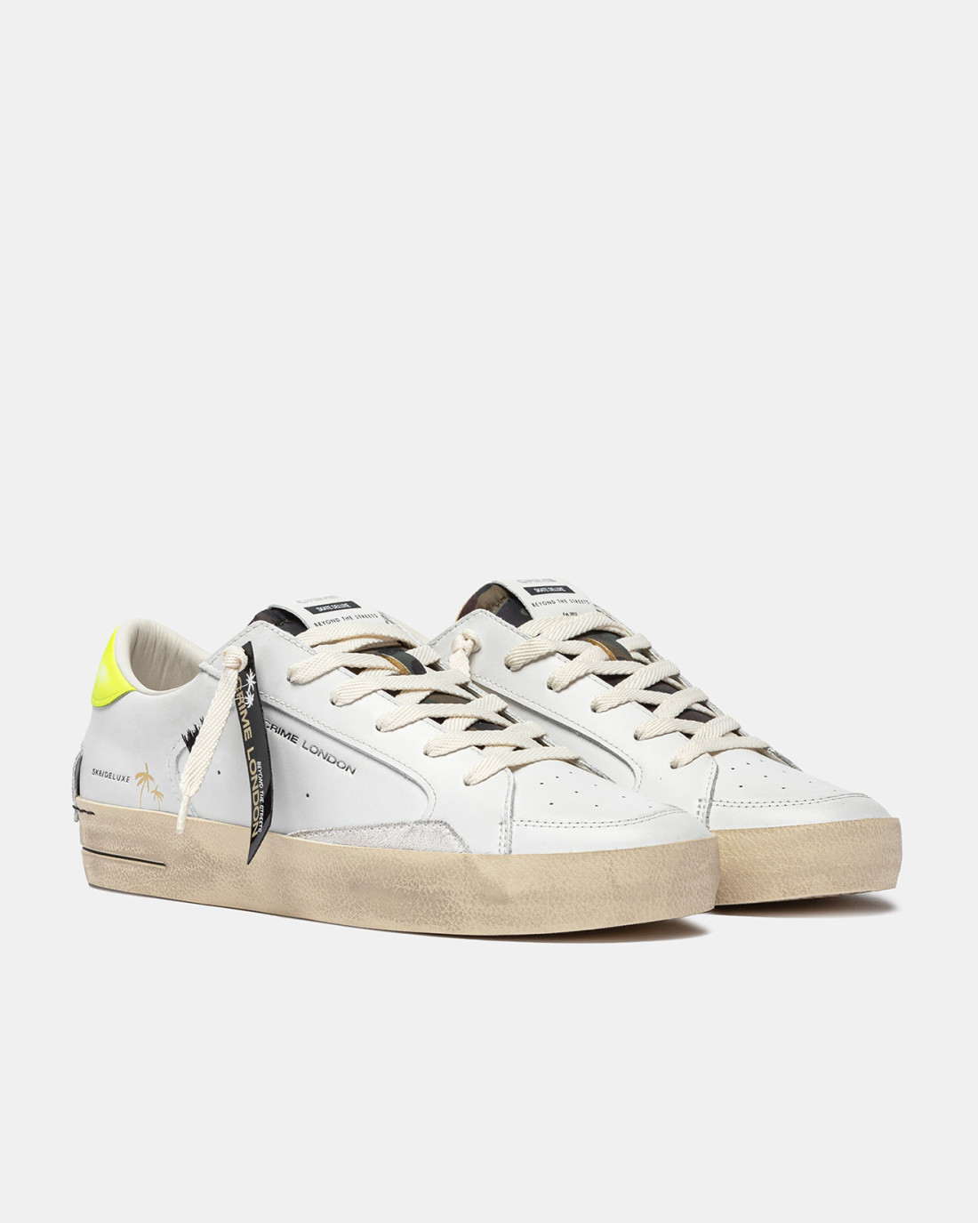 CRIME LONDON: SK8 DELUXE CAMO YELLOW