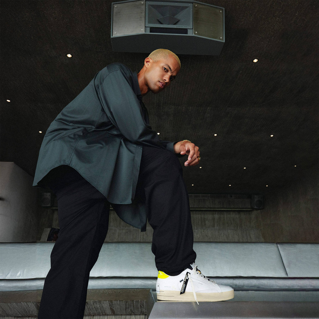 CRIME LONDON: SK8 DELUXE CAMO YELLOW