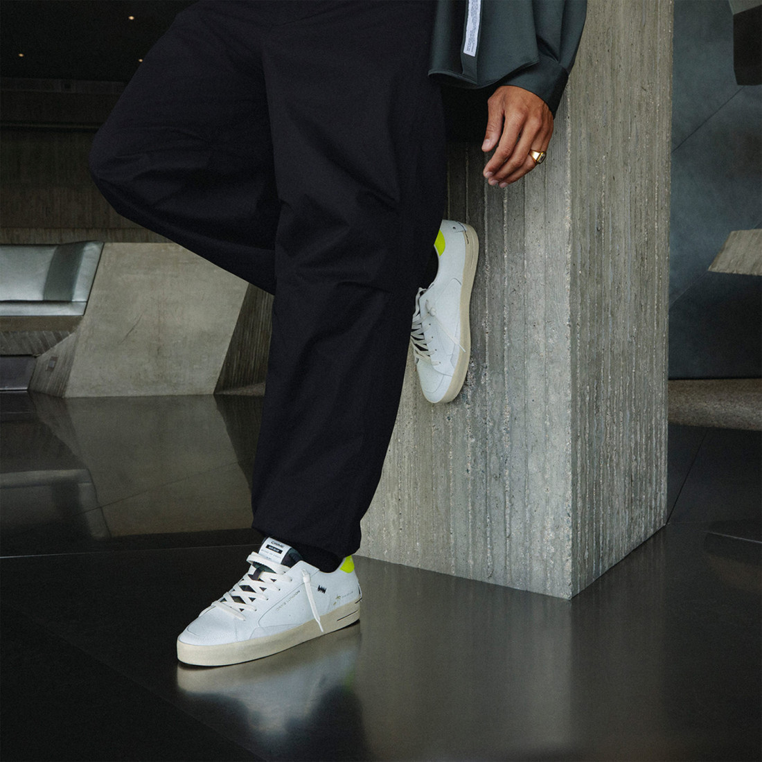 CRIME LONDON: SK8 DELUXE CAMO YELLOW