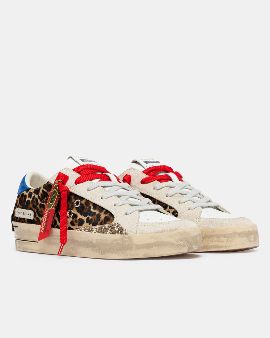 CRIME LONDON: SK8 DELUXE CHEETAH POP