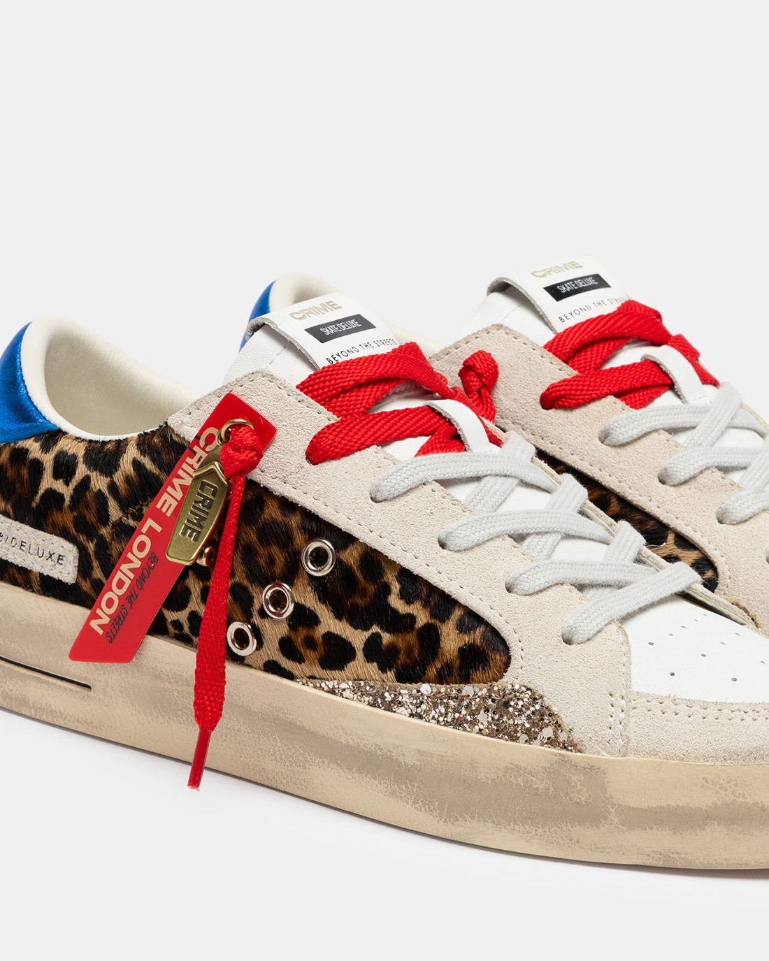 CRIME LONDON: SK8 DELUXE CHEETAH POP