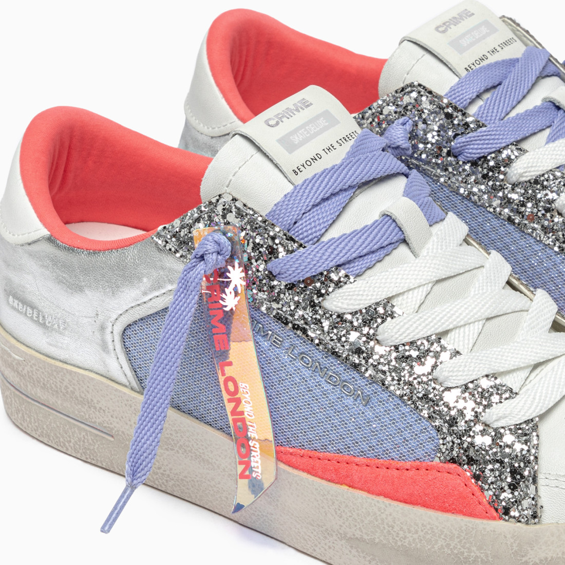 CRIME LONDON: SK8 DELUXE CORAL SKIES