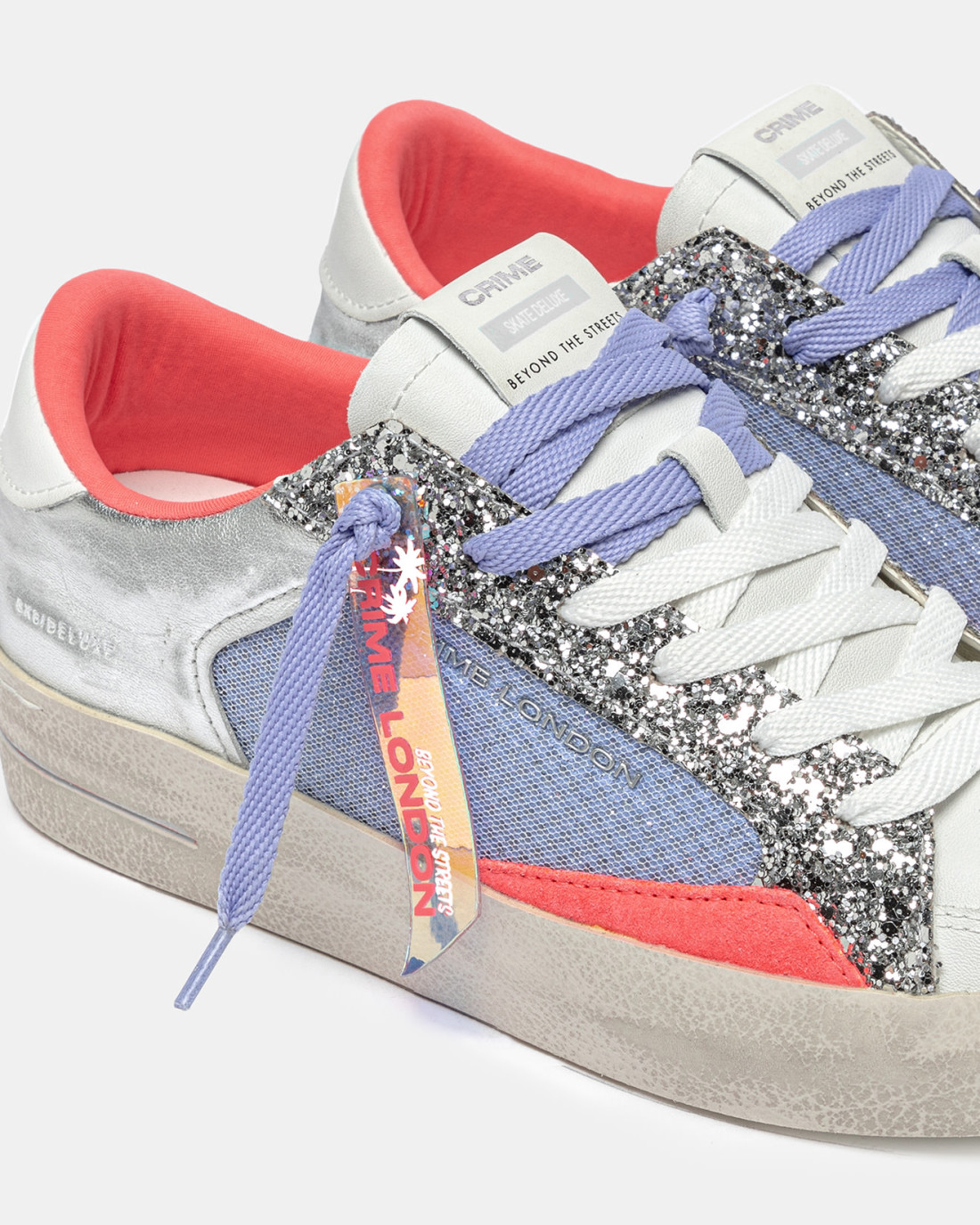 CRIME LONDON: SK8 DELUXE CORAL SKIES