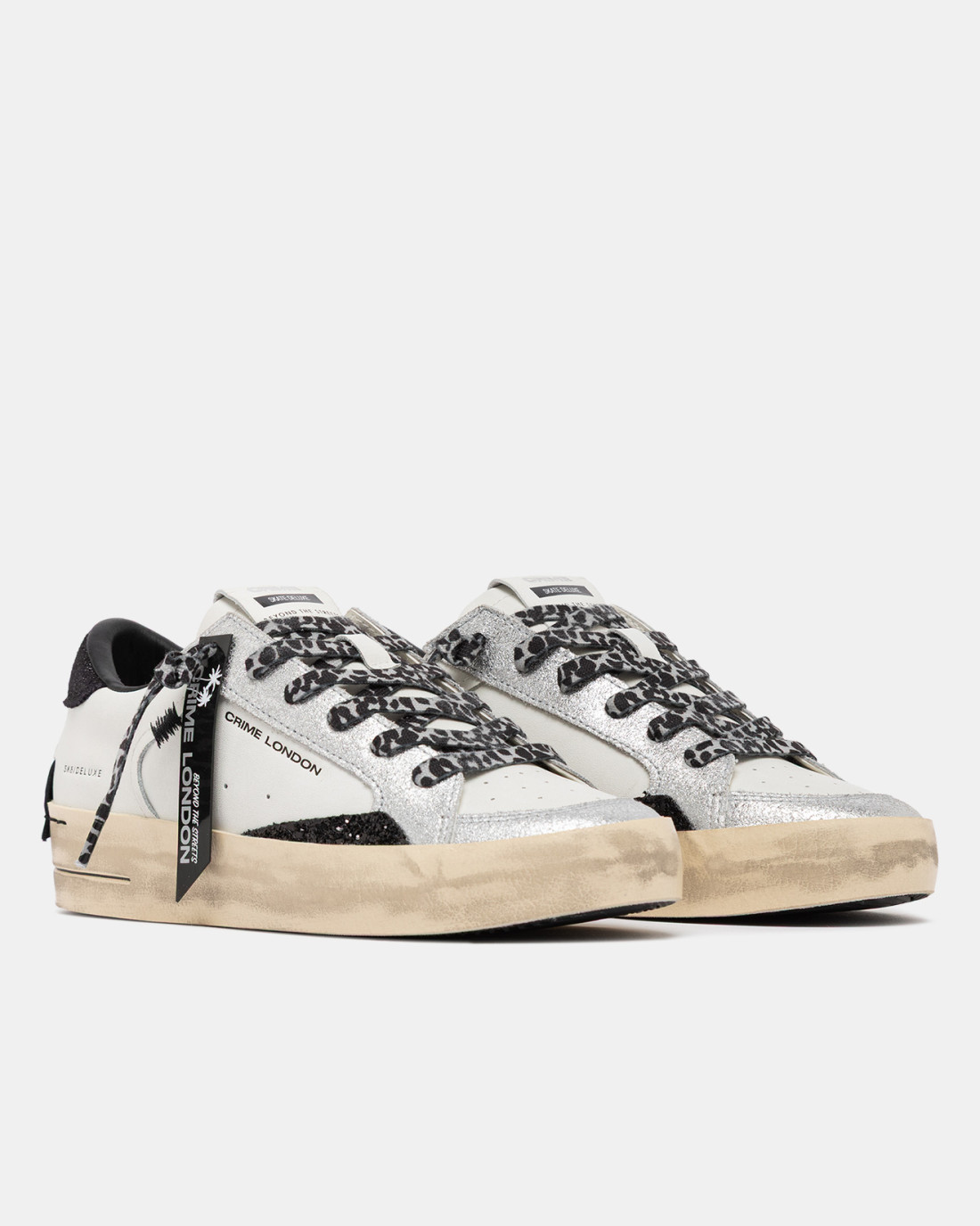 CRIME LONDON: SK8 DELUXE COSMIC SILVER