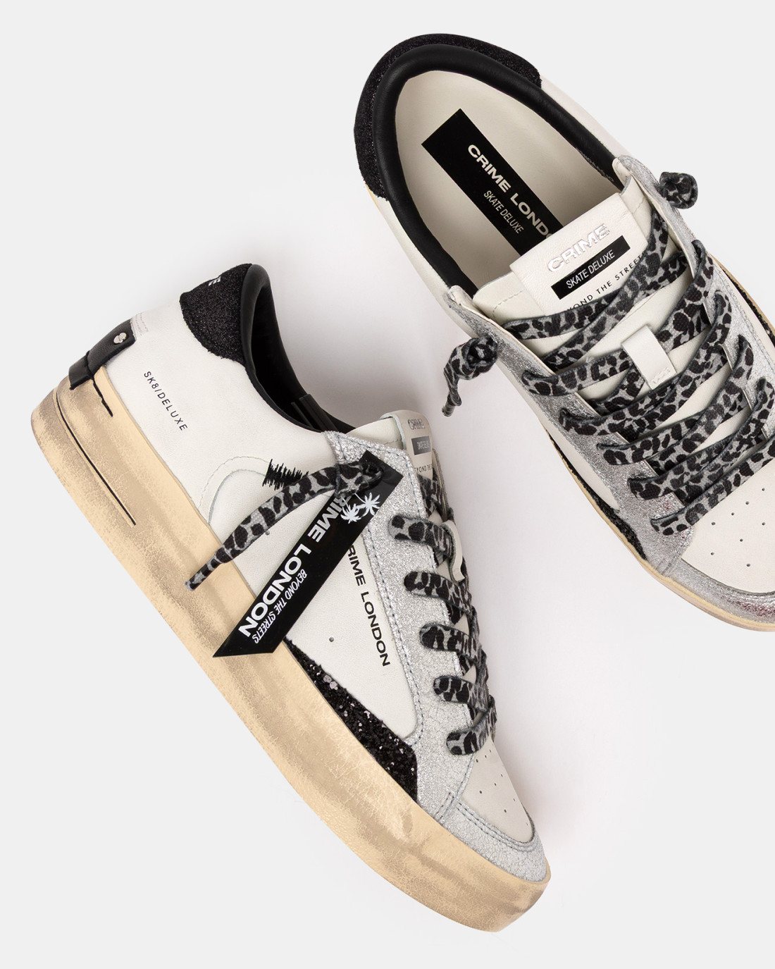 CRIME LONDON: SK8 DELUXE COSMIC SILVER