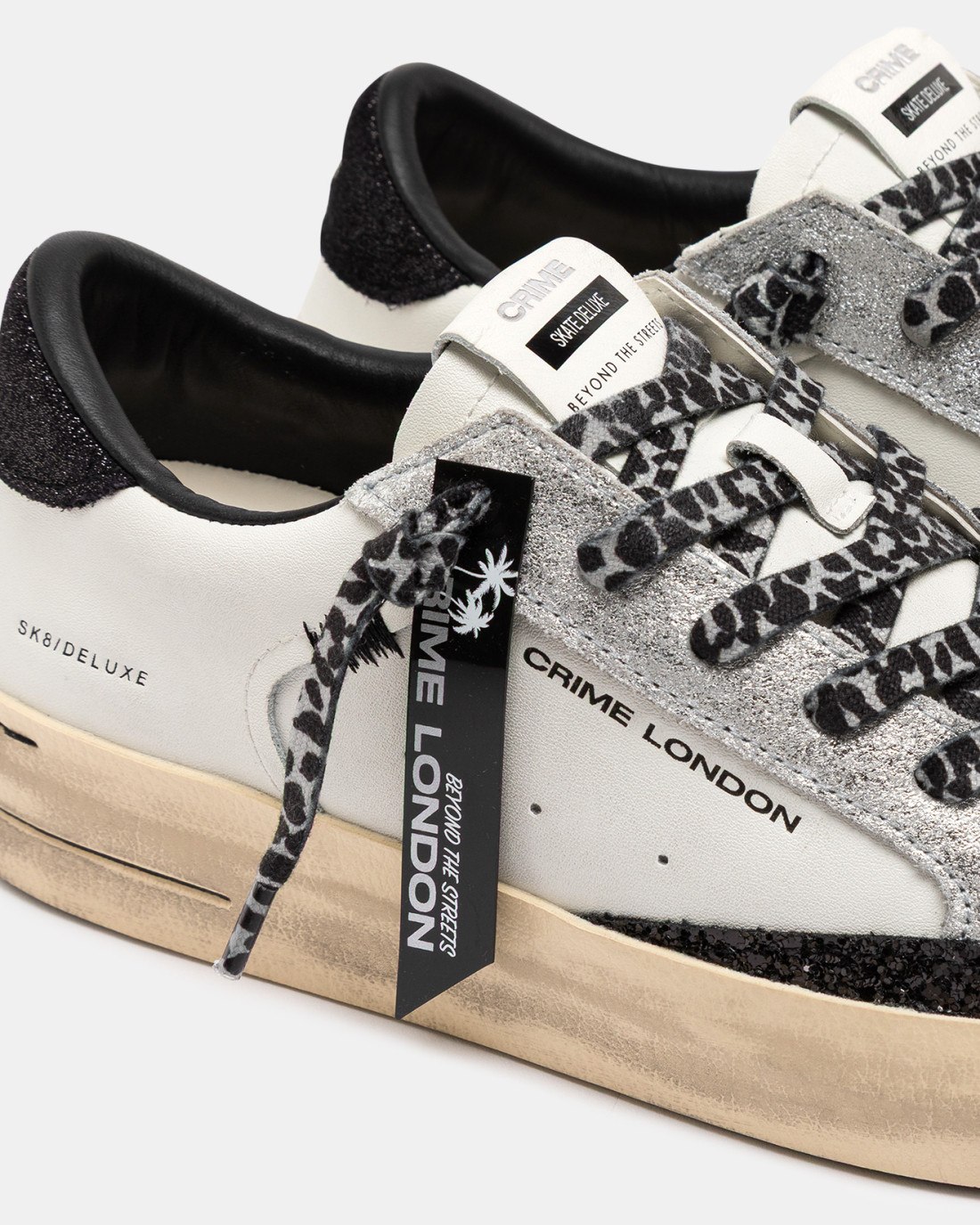 CRIME LONDON: SK8 DELUXE COSMIC SILVER