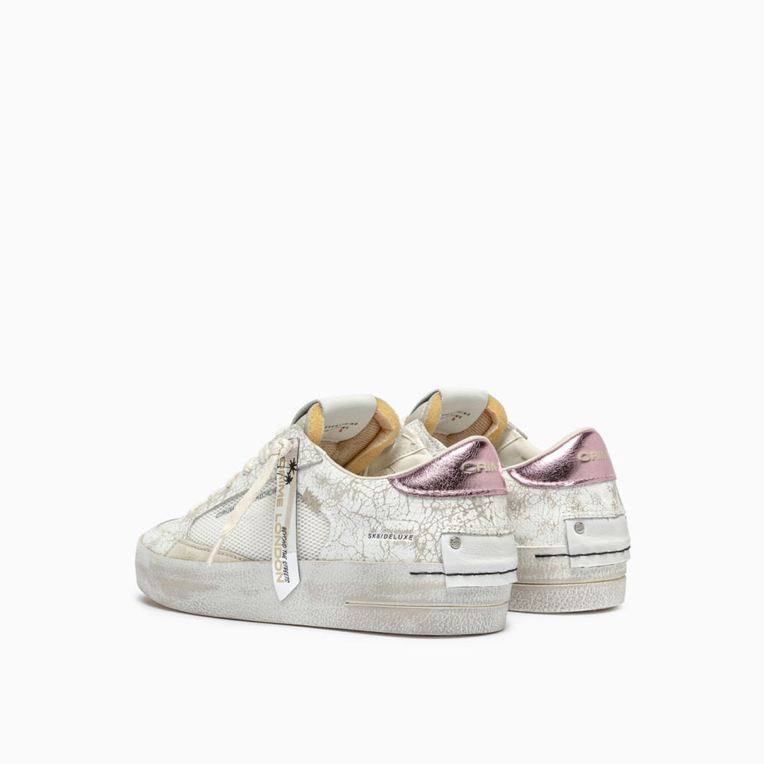CRIME LONDON: SK8 DELUXE CRACKLE PINK