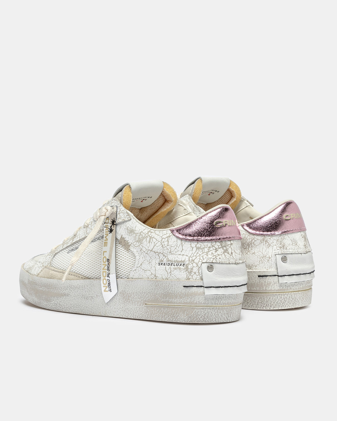 CRIME LONDON: SK8 DELUXE CRACKLE PINK