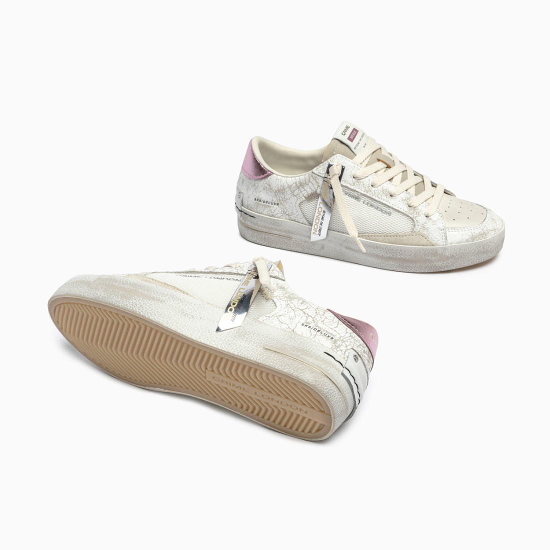 CRIME LONDON: SK8 DELUXE CRACKLE PINK