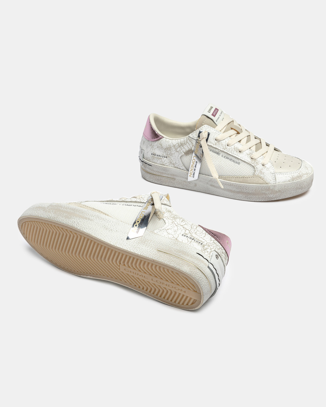 CRIME LONDON: SK8 DELUXE CRACKLE PINK