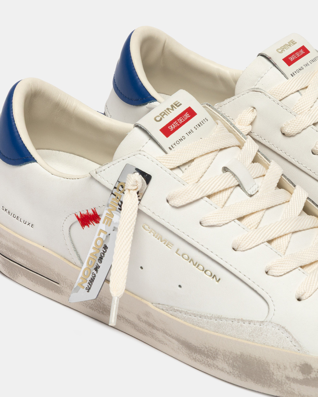 CRIME LONDON: SK8 DELUXE DENIM BLUE