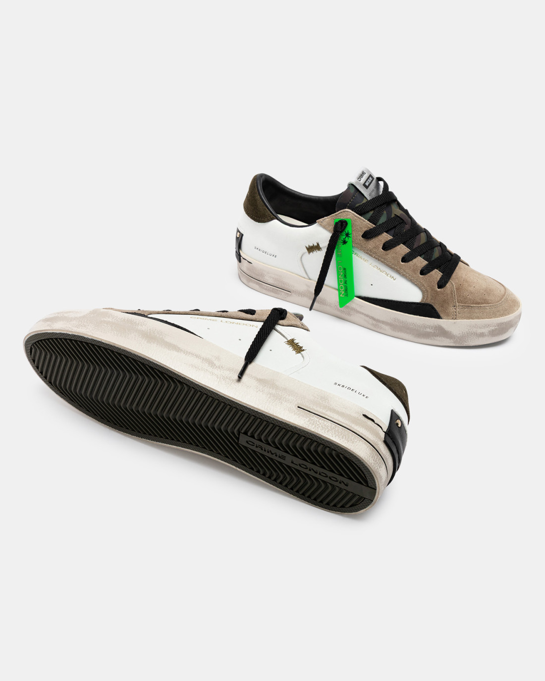 CRIME LONDON: SK8 DELUXE GREEN ARMY
