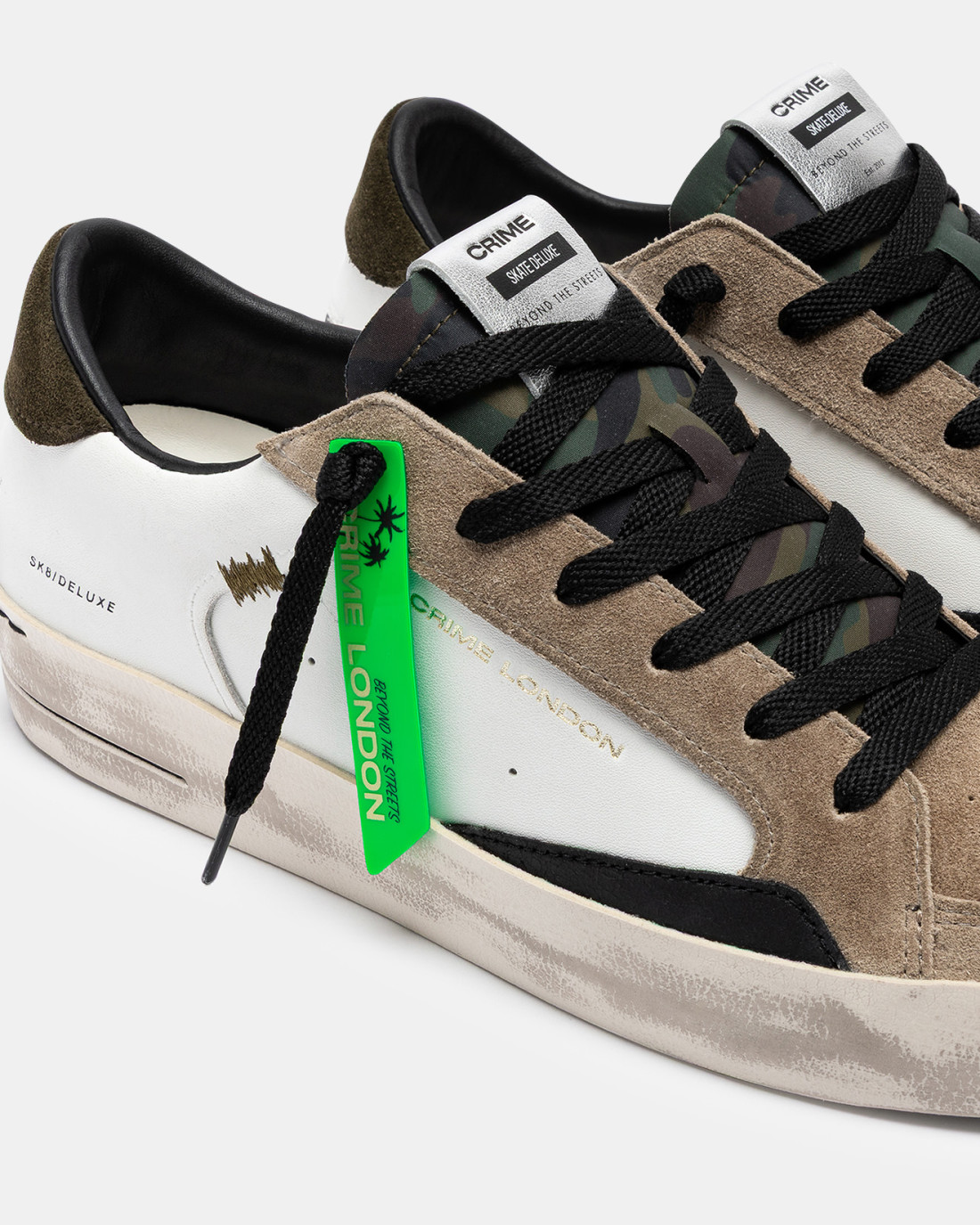 CRIME LONDON: SK8 DELUXE GREEN ARMY