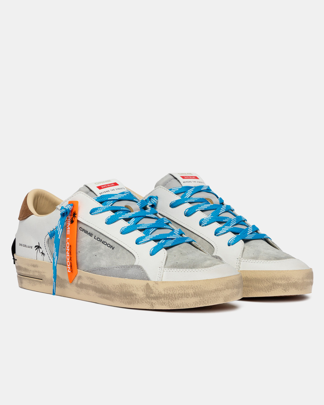 CRIME LONDON: SK8 DELUXE ICE GREY