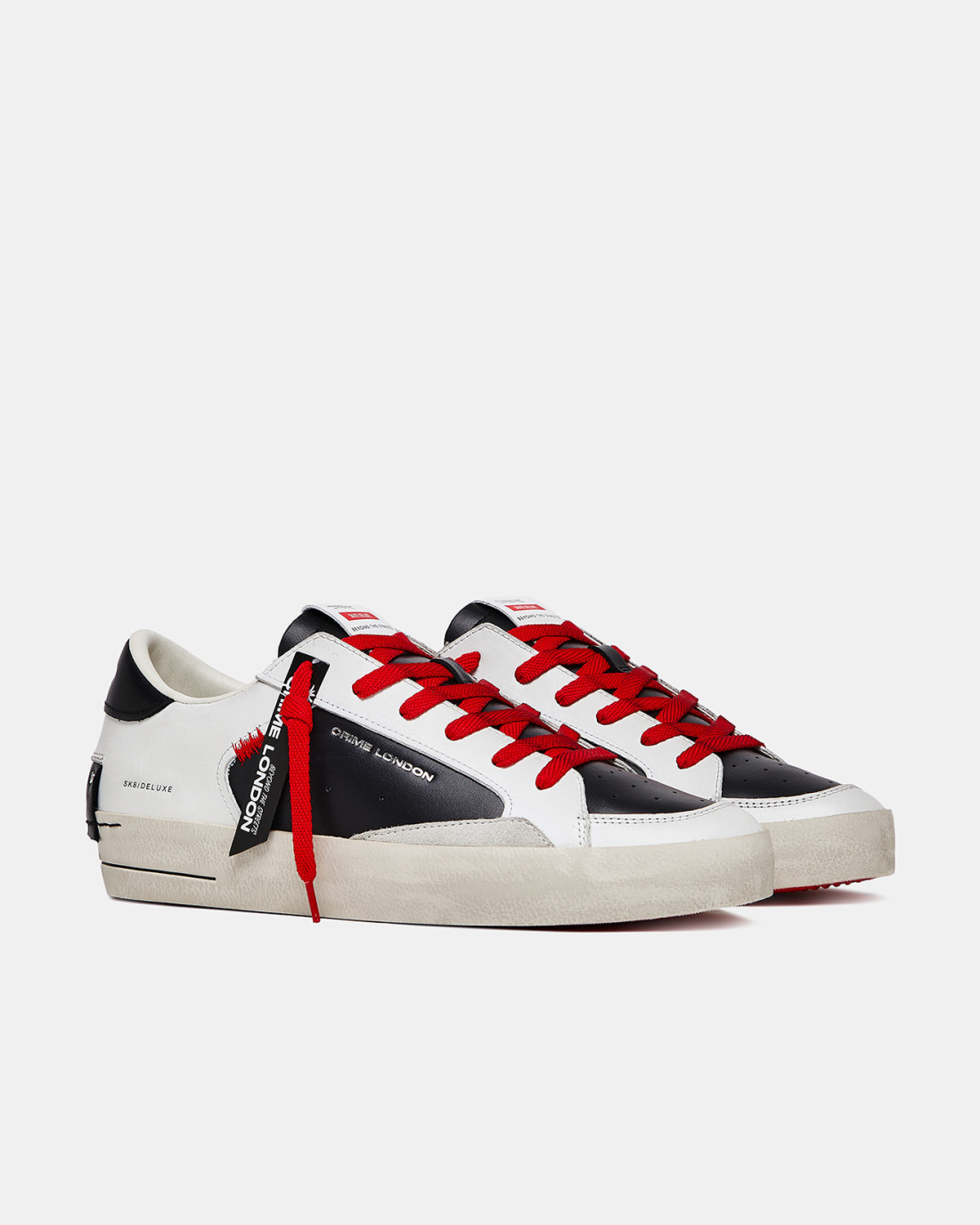 CRIME LONDON: SK8 DELUXE JET BLACK