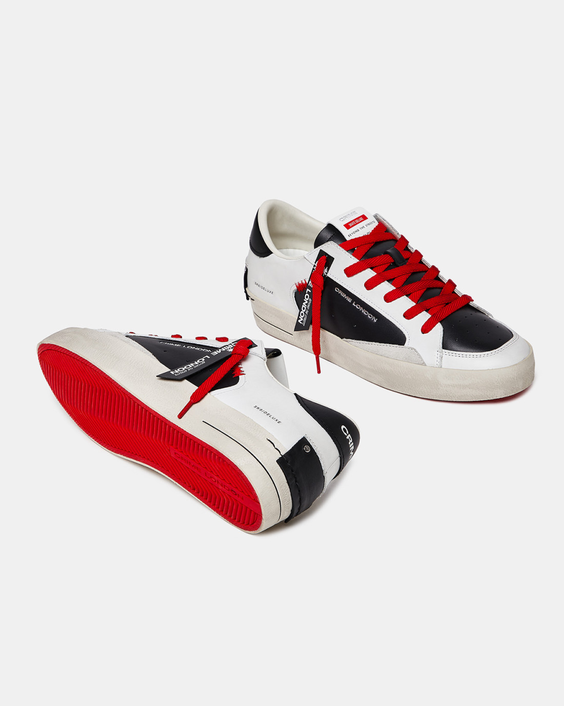 CRIME LONDON: SK8 DELUXE JET BLACK