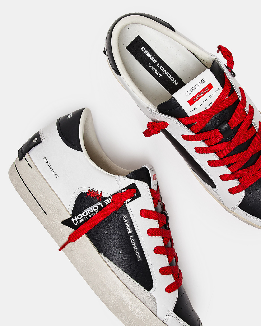 CRIME LONDON: SK8 DELUXE JET BLACK