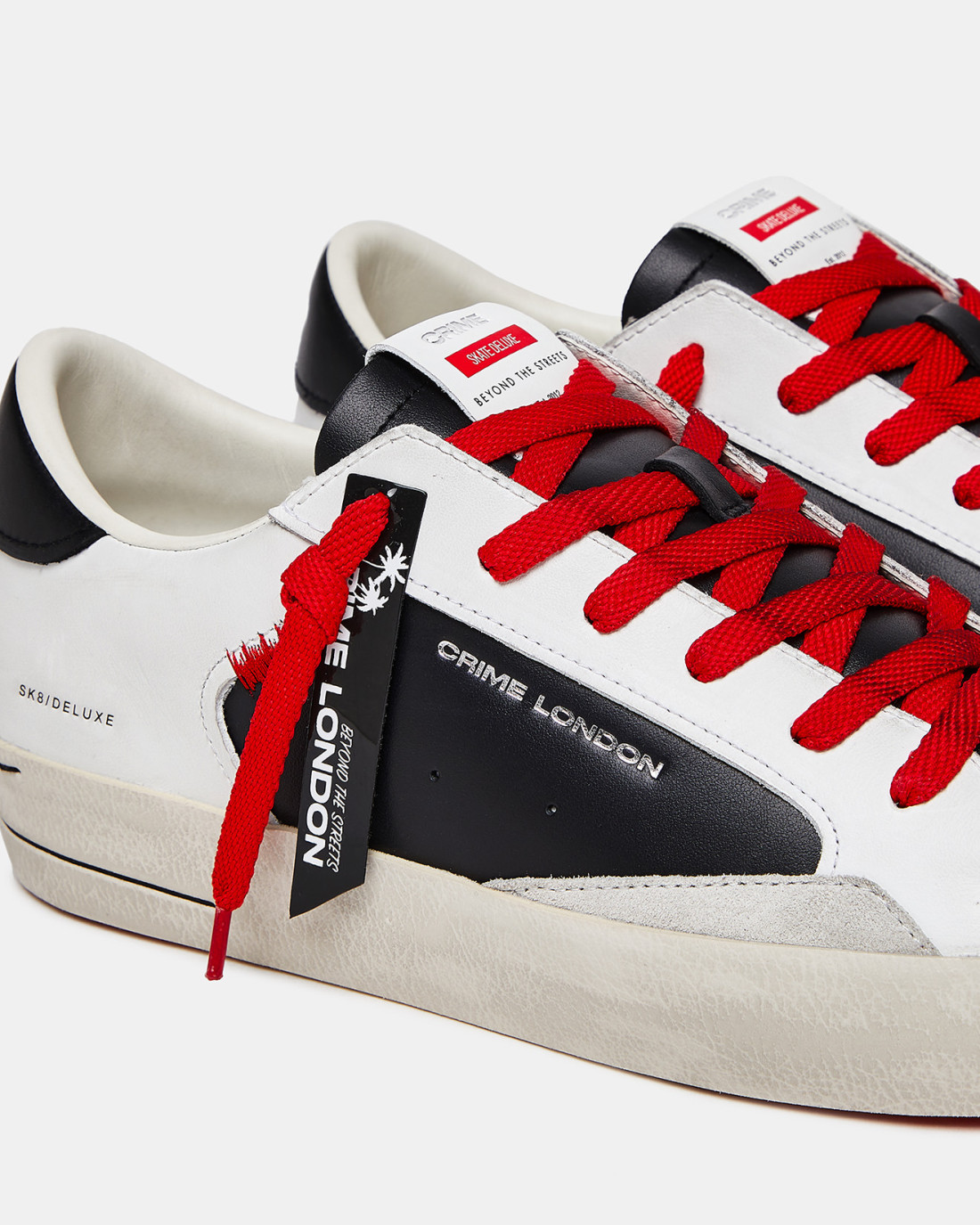 CRIME LONDON: SK8 DELUXE JET BLACK
