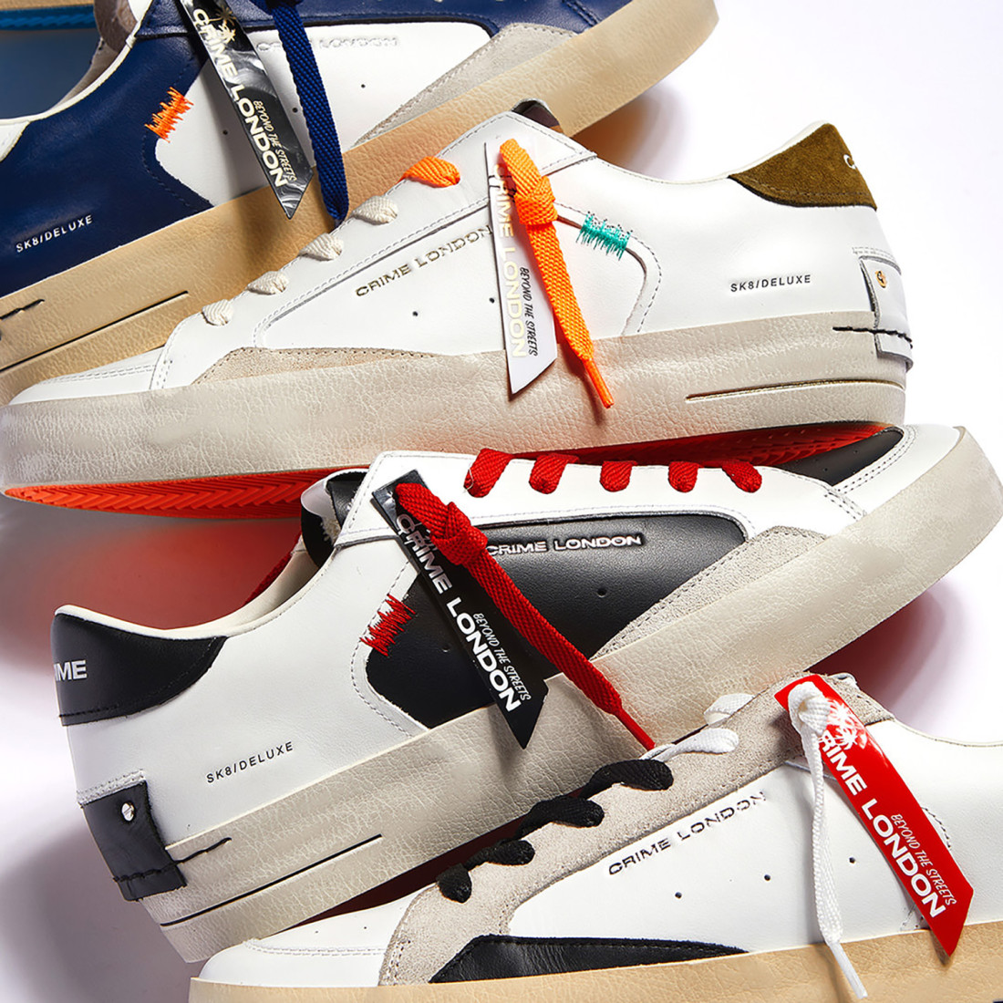 CRIME LONDON: SK8 DELUXE JET BLACK