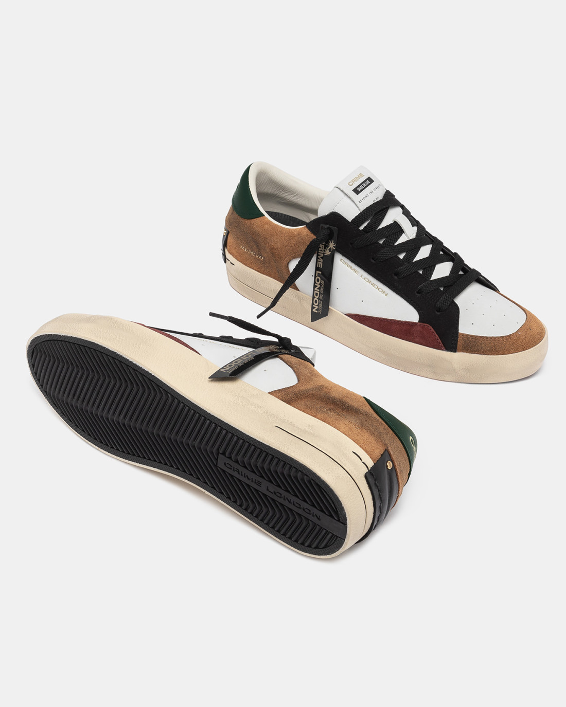 CRIME LONDON: SK8 DELUXE KHAKI SHADES