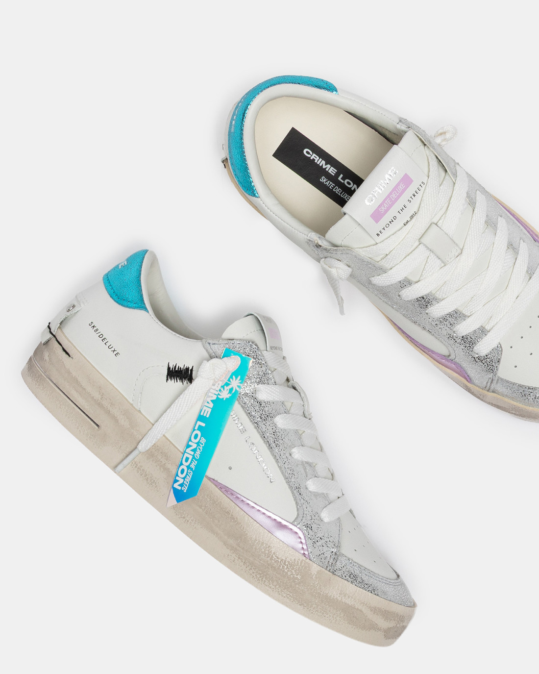 CRIME LONDON: SK8 DELUXE LIGHT AQUA