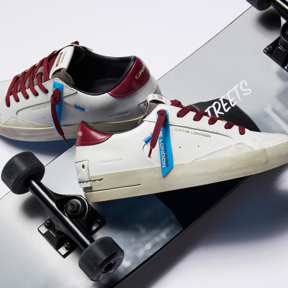 Maroon skate highs deals