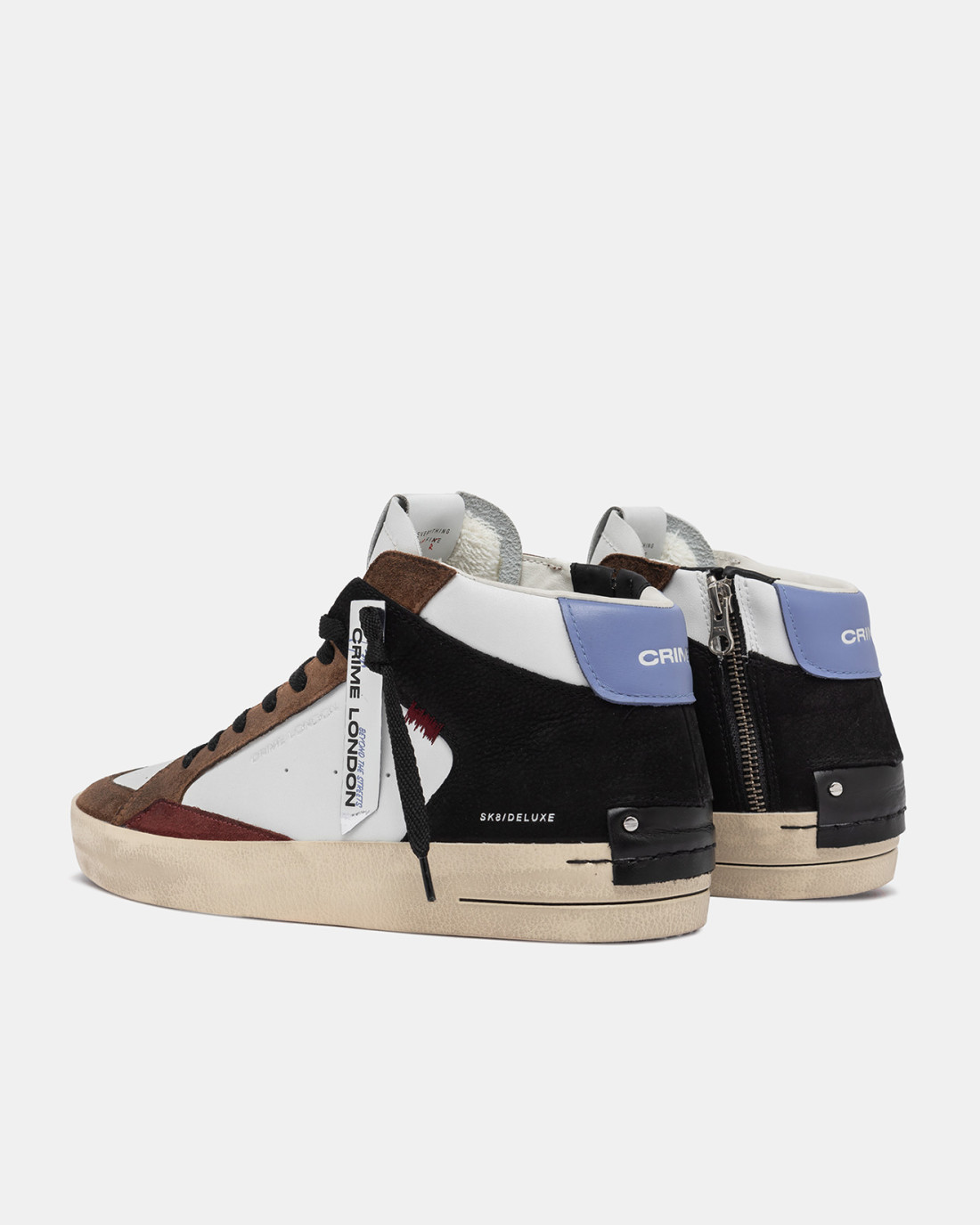 CRIME LONDON: SK8 DELUXE MID BURNT SIENNA