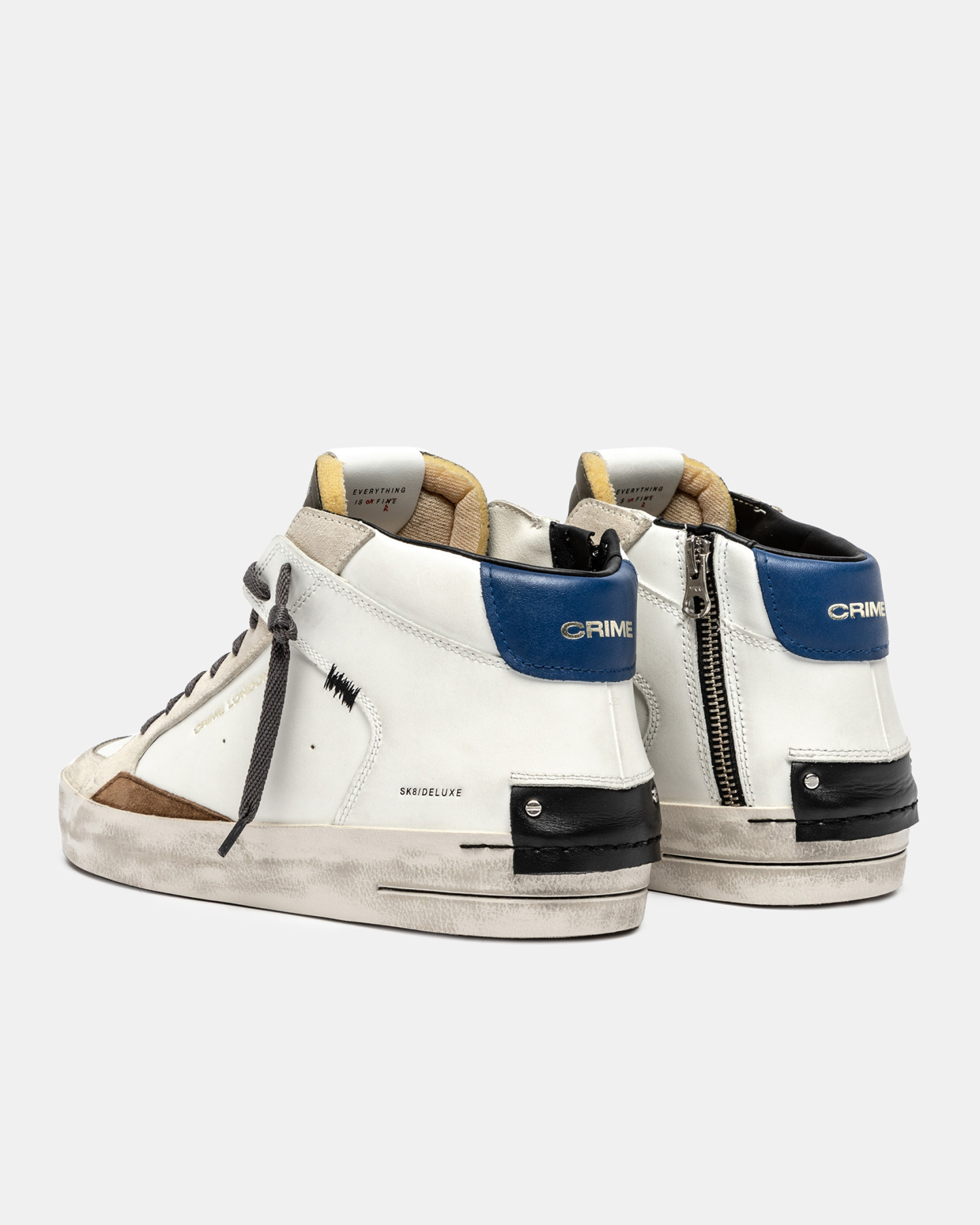 Sk8 Deluxe Mid Dusty Blue | Crime London