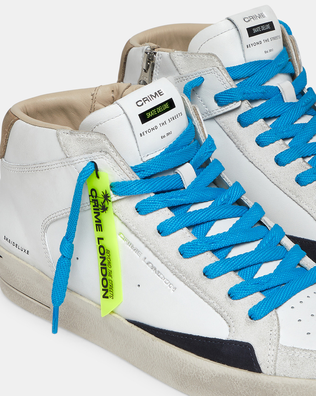 CRIME LONDON: SK8 DELUXE MID SKY BLUE