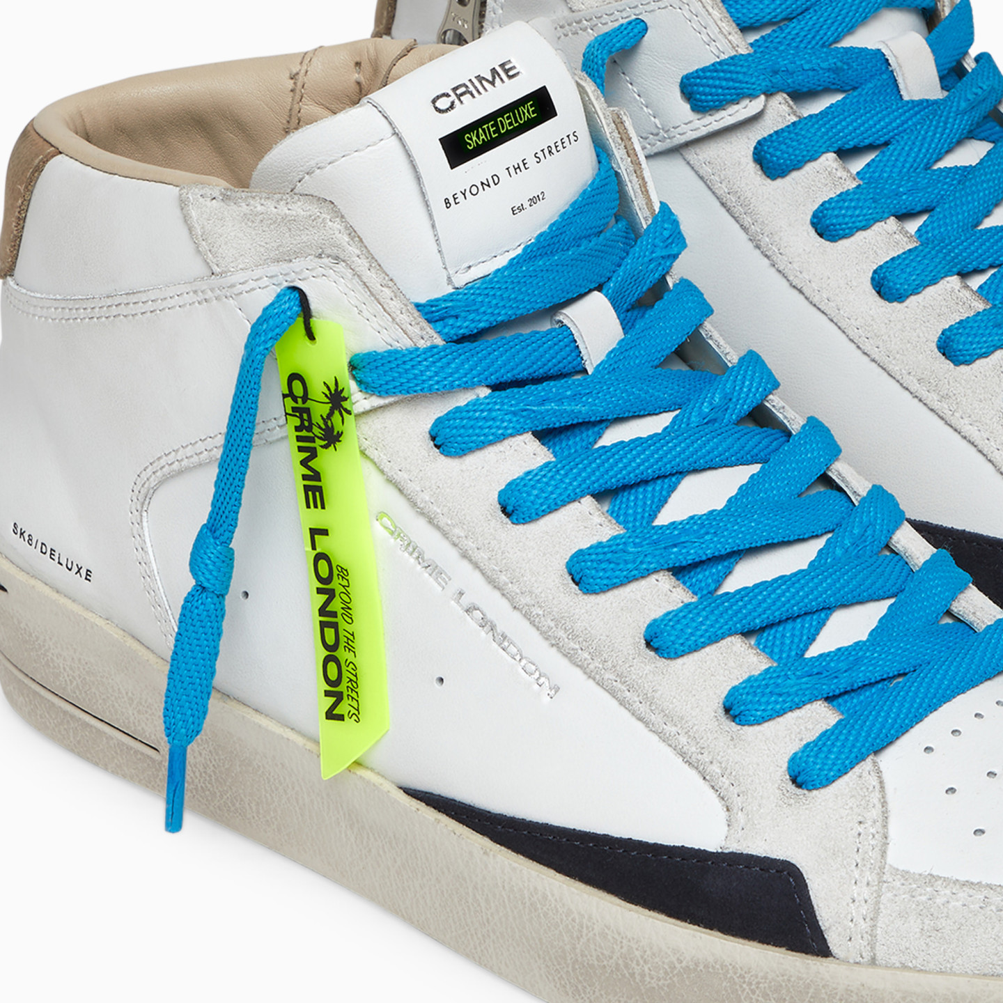 Sk8 Deluxe Mid Sky Blue | Crime London