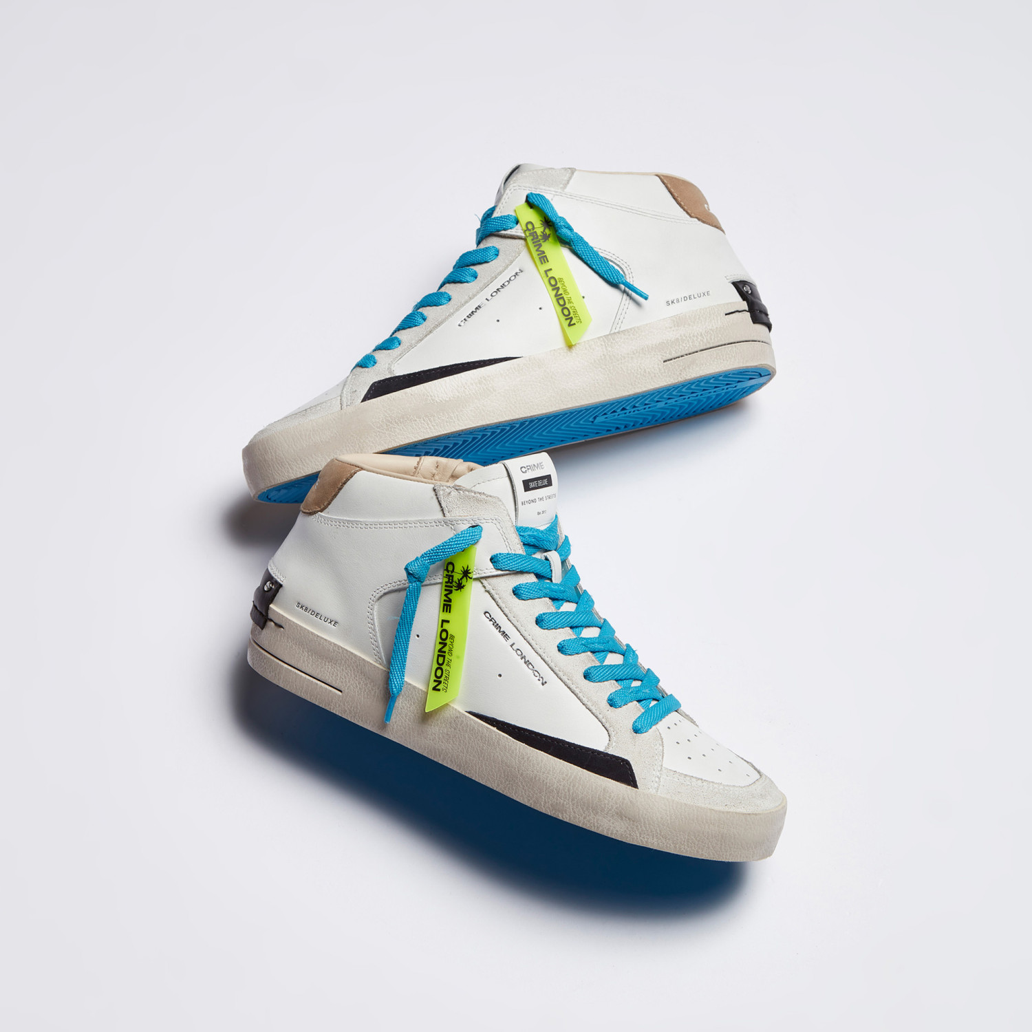 Sk8 Deluxe Mid Sky Blue | Crime London