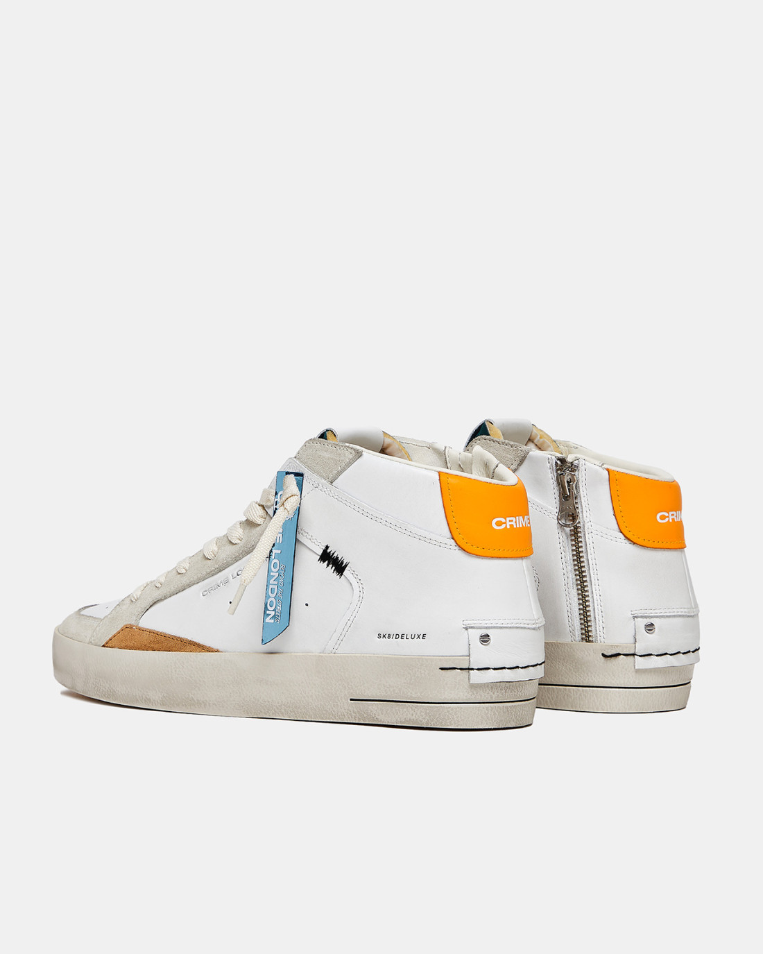 CRIME LONDON: SK8 DELUXE MID VINTAGE CORAL