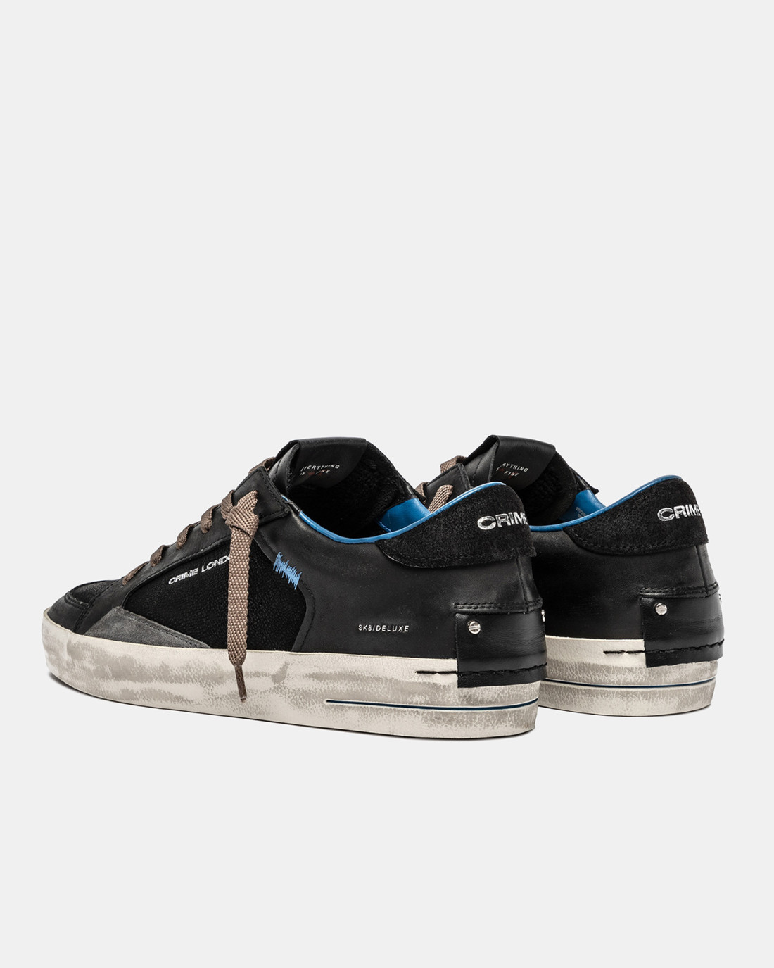 CRIME LONDON: SK8 DELUXE MIDNIGHT BLACK