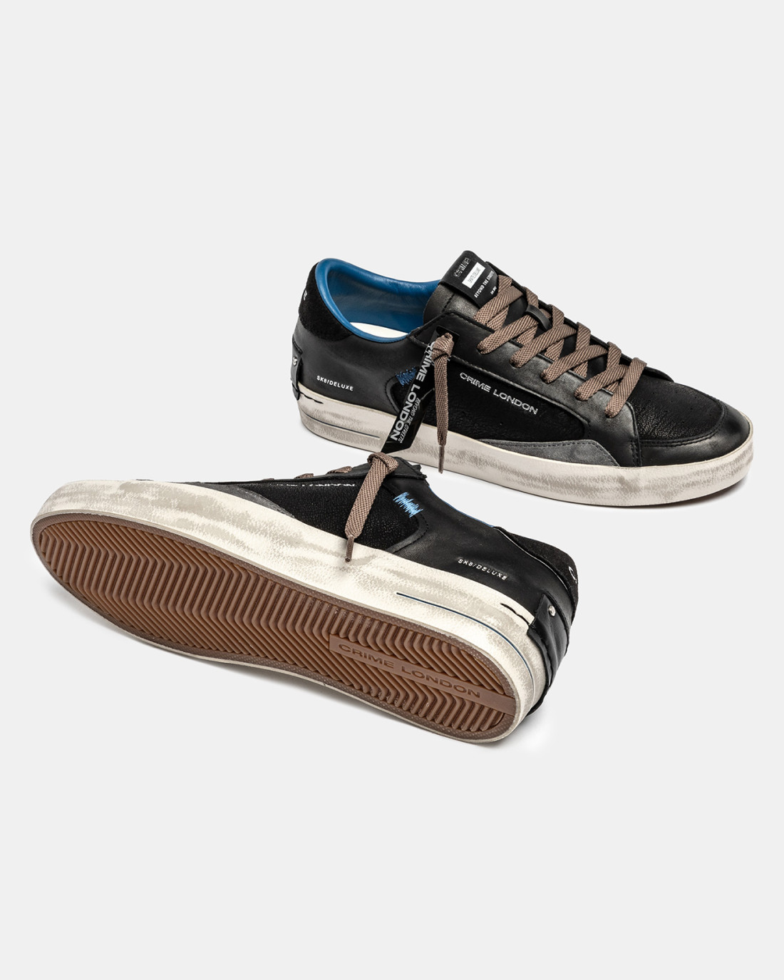 CRIME LONDON: SK8 DELUXE MIDNIGHT BLACK