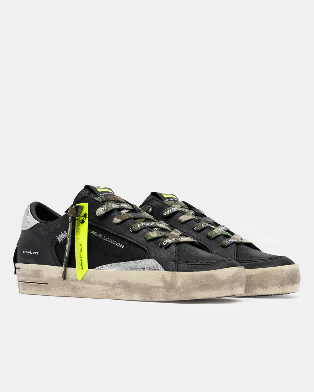 CRIME LONDON: SK8 DELUXE MILITARY BLACK